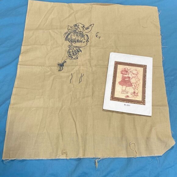 Lakadaisies Filk Art Embroidery Kit Vintage R-201 R-217 R-219 - Picture 2 of 10